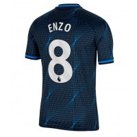 Chelsea Enzo Fernandez #8 Bortatröja 2023-24 Korta ärmar